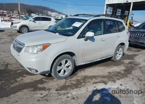 2014 Subaru Forester 2.5I Premium из США, поврежденный, VIN JF2SJAEC2EH465937